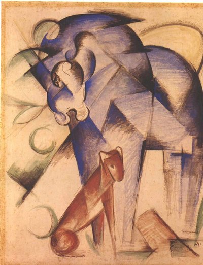 Fabeldieren door Franz Marc